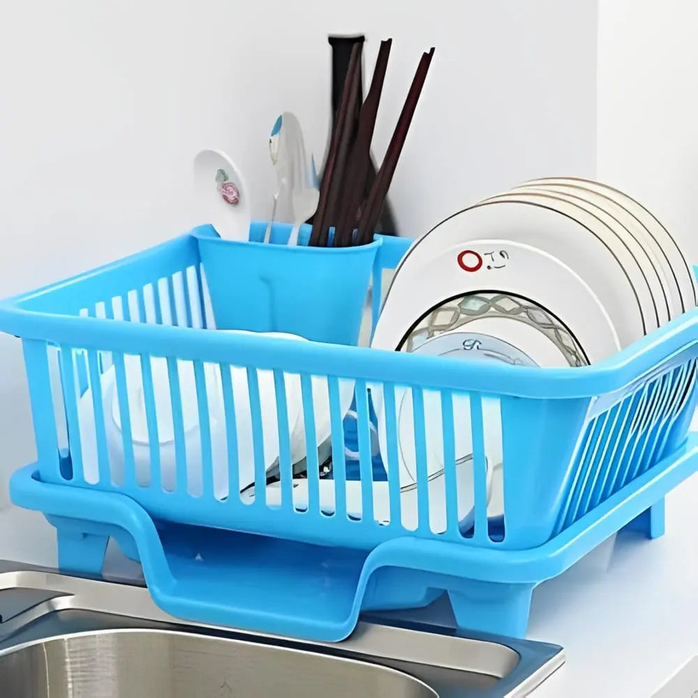 BowLift | Double-layer drying rack for dishes and cutlery – Space-saving solution