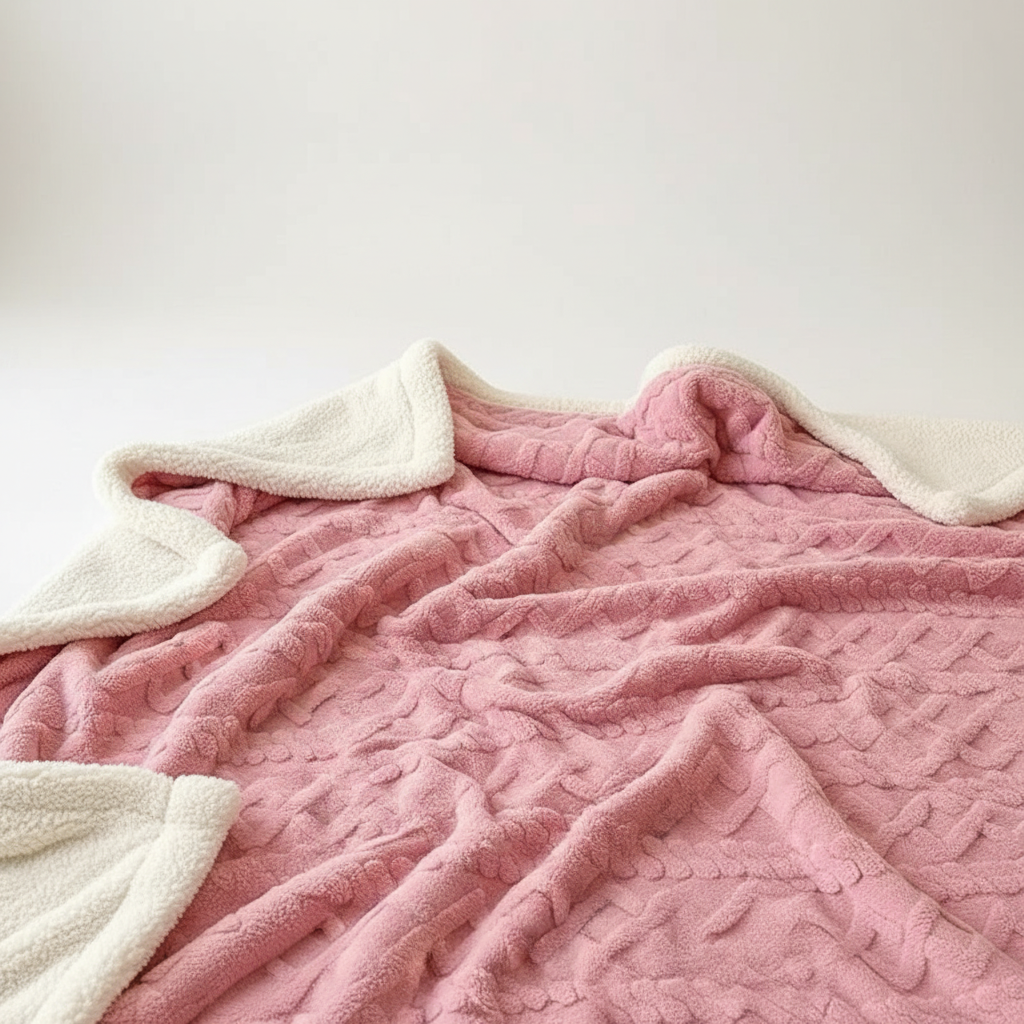 BowLift | WarmHome Winter Blanket – Luxury Lambswool Fleece Blanket with Double-Sided Design