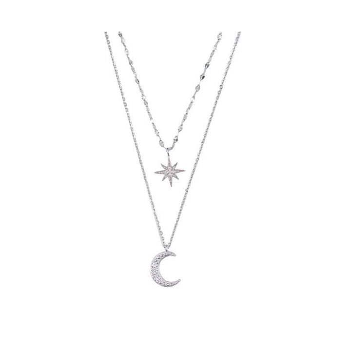 BowLift | Double moon necklace for elegance & romance