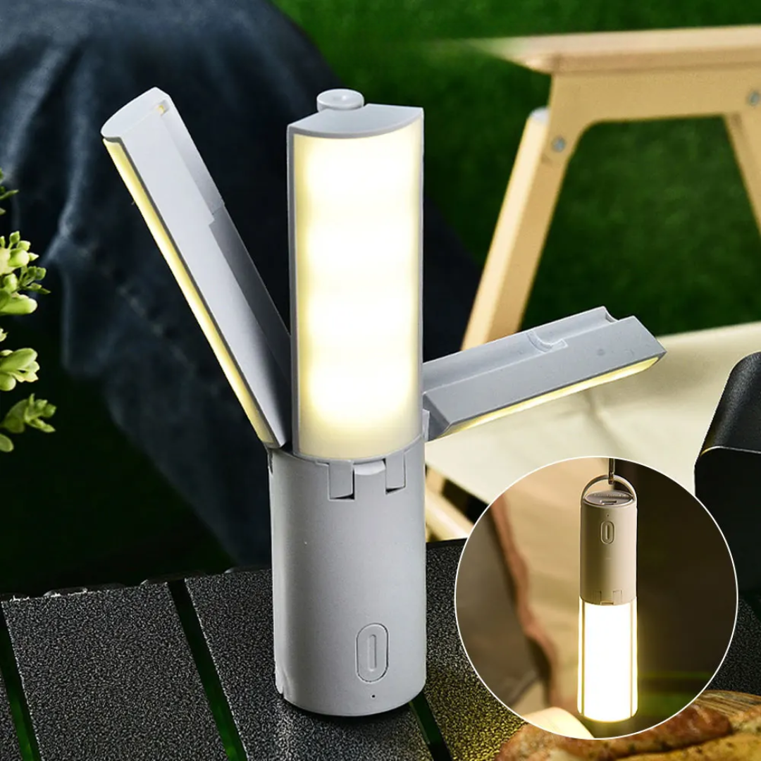 BowLift | All-in-One Camping Lamp | Rechargeable Outdoor Light with Adjustable Brightness & Long Battery Life