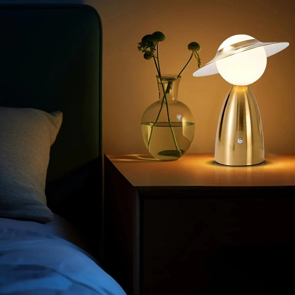 BowLift | LumeVibe - USB LED Lamp - Modern design - Touch dimmer - Desk and bedroom