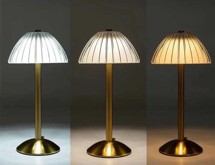 Cordless LED table lamp with dimming function – Eye-friendly bedside lamp for living room and bedroom | Bowlift
