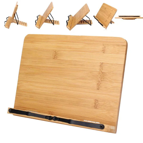 BowLift | BookBuddy | Portable Adjustable Book Holder with Drawer and Paper Clips