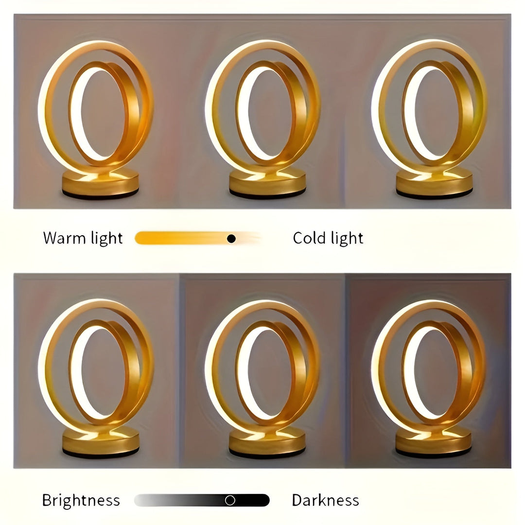 BowLift | Modern Dimmable Table Lamp - Stylish Metal Design with USB