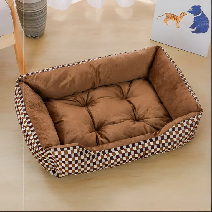 CozyRest Pet Bed – Orthopedic Plush Comfort Bowlift