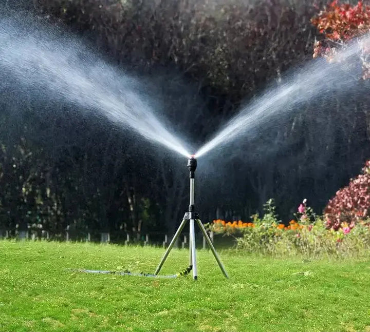 BowLift | Redating Tripod Lawn Sprinkler – With Turbo Function & Cooling Spray Mist