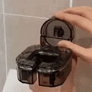 BowLift | Redatable Hair Dryer Holder — Drill-Free 360° Swivel Organizer