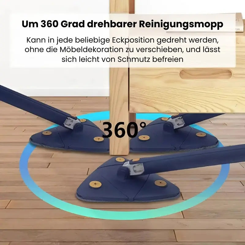 BowLift | Triangular Mop with 360° Redation and Easy Wringing