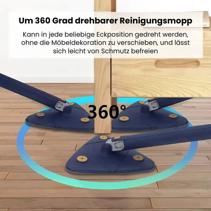 BowLift | Triangular Mop with 360° Redation and Easy Wringing