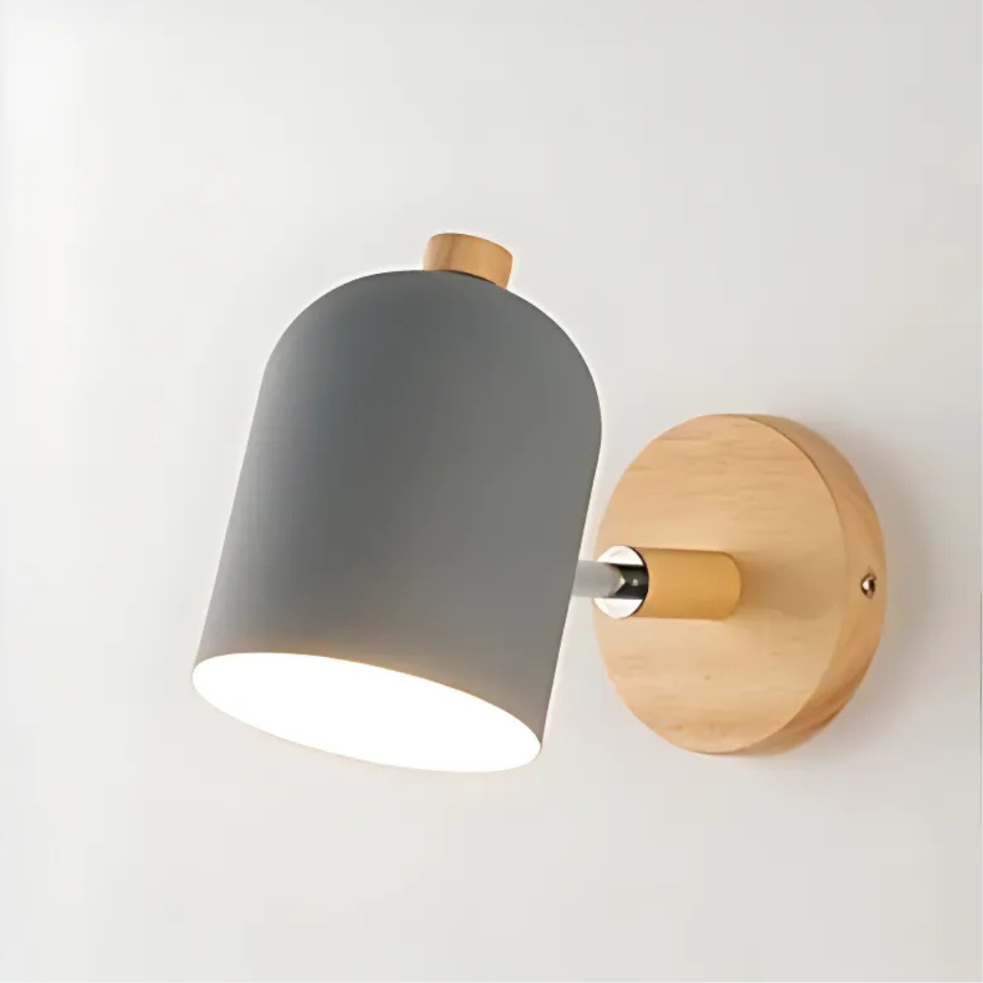 BowLift | Scandinavian Wooden Wall Lamp