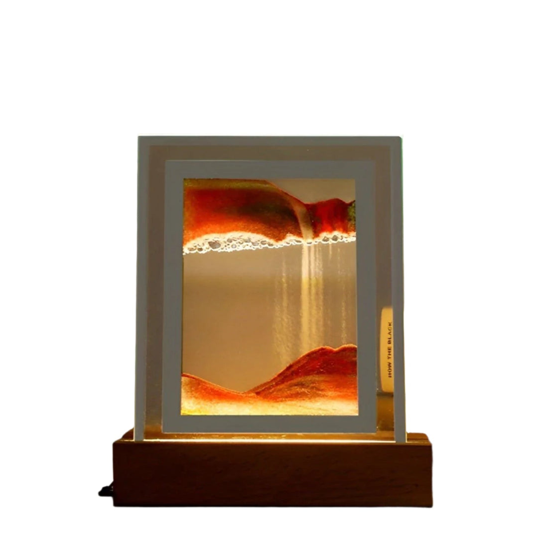 Hypnotic Sand Art Lamp with Soothing LED Light Bowlift