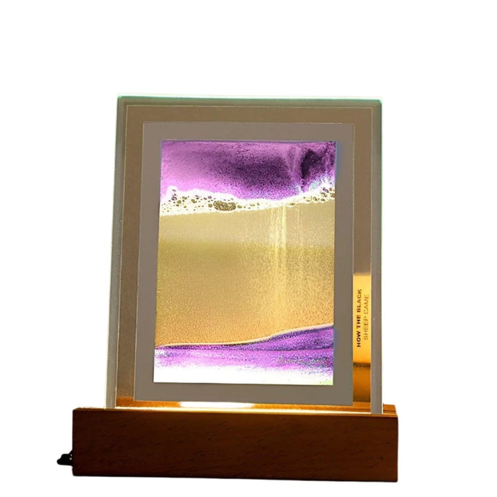 Hypnotic Sand Art Lamp with Soothing LED Light Bowlift