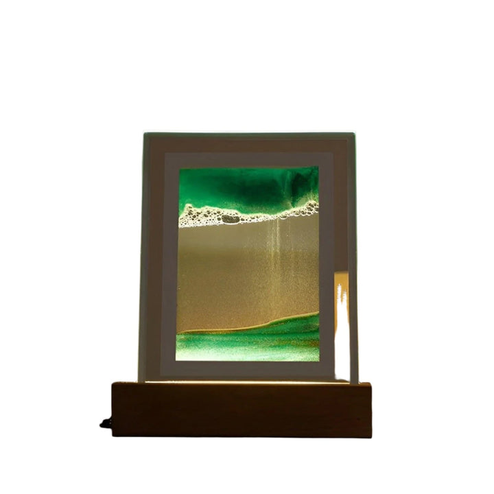 Hypnotic Sand Art Lamp with Soothing LED Light Bowlift