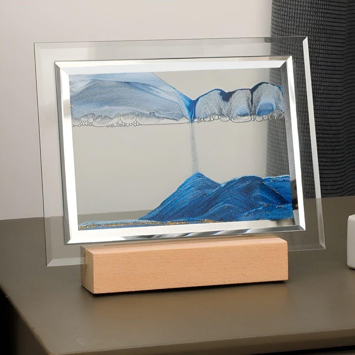 Hypnotic Sand Art Lamp with Soothing LED Light Bowlift