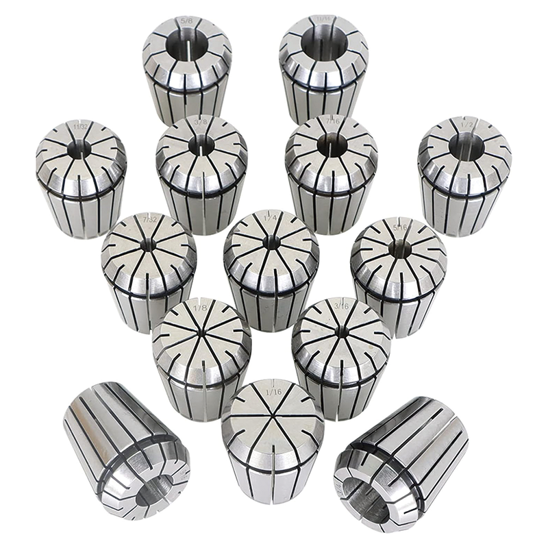 BowLift | 14 PCS ER32 Collet Set , 1/16"-3/4" , Super Accuracy Spring Collet Chuck Set, for CNC Engraving Machine Milling Lathe Tool Drill Press