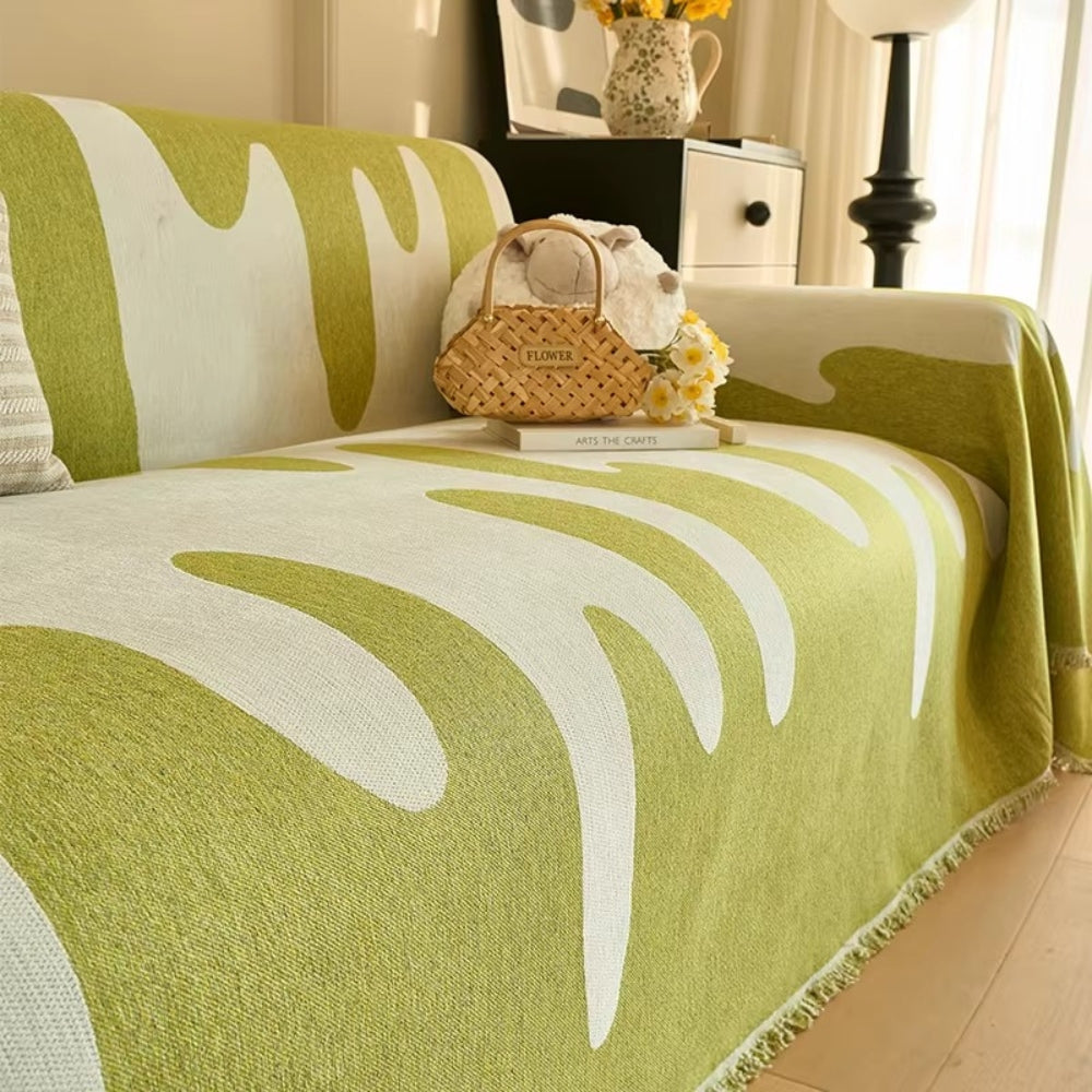 BowLift | Dripping Color Chenille Sofa Cover