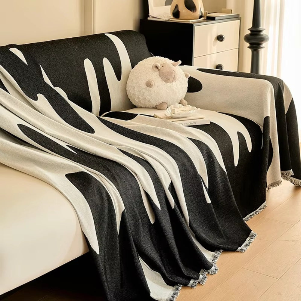 BowLift | Dripping Color Chenille Sofa Cover