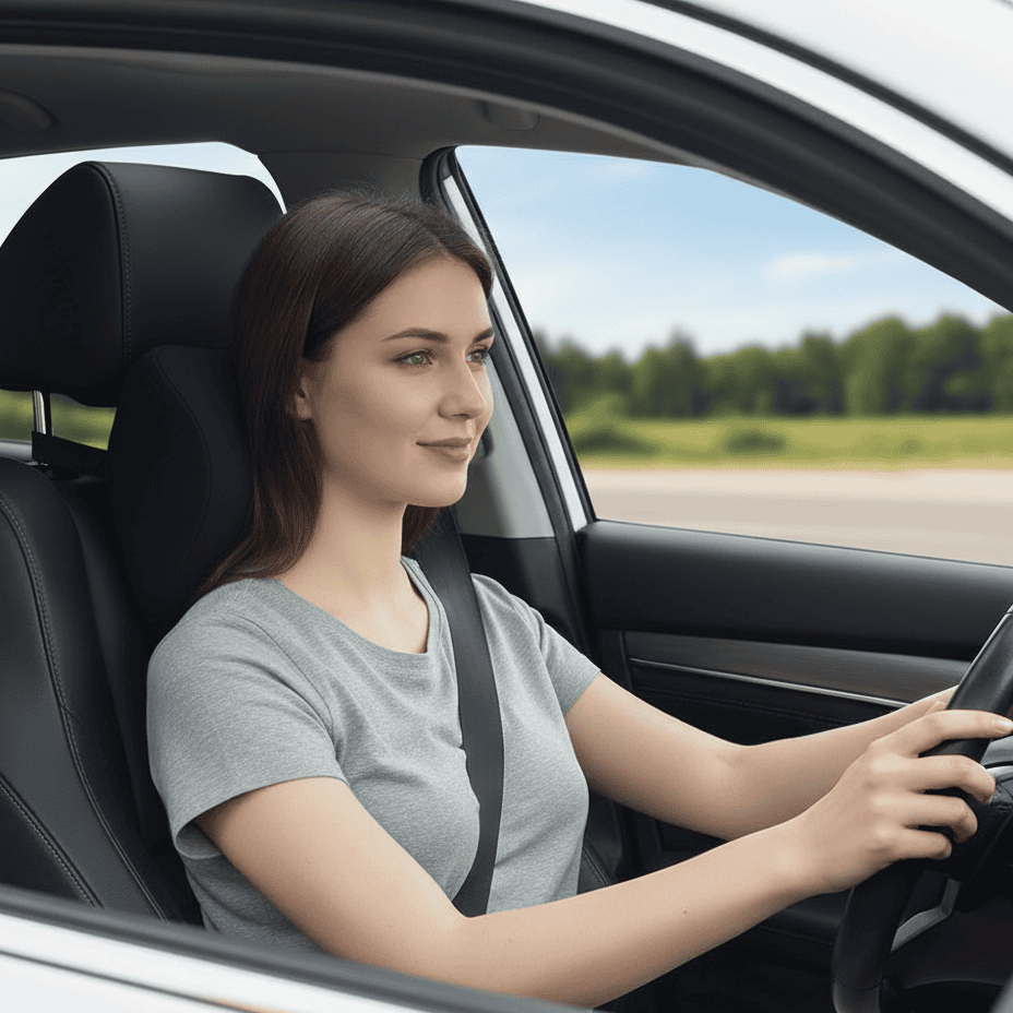 BowLift | 2-piece Set Memory Foam Neck Pillows for Ergonomic & Comfortable Driving