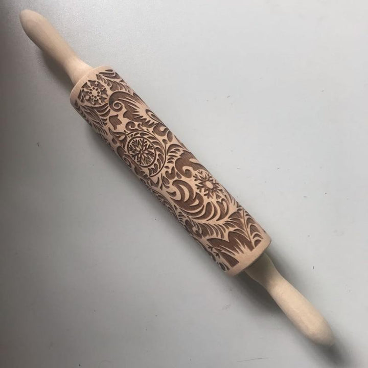 Embossed Holiday Rolling Pins | Bowlift