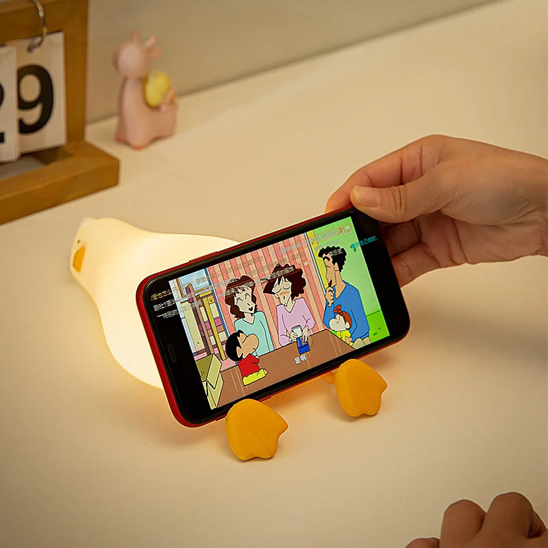BowLift | QuackyGlow LED Duck Mood Light | Funny Night Lamp | LED Decoration for Home & Children's Room