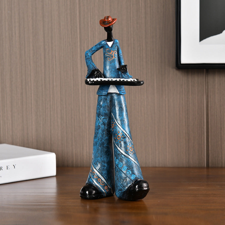 BowLift | Wall Art Resin Jazz Musician Sculpture