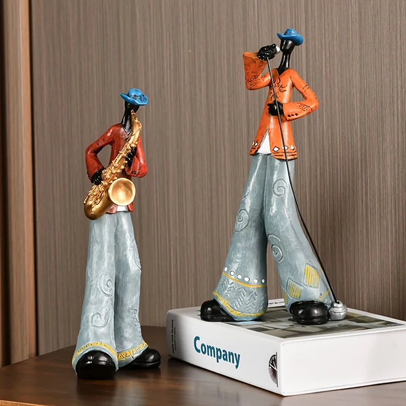 BowLift | Wall Art Resin Jazz Musician Sculpture