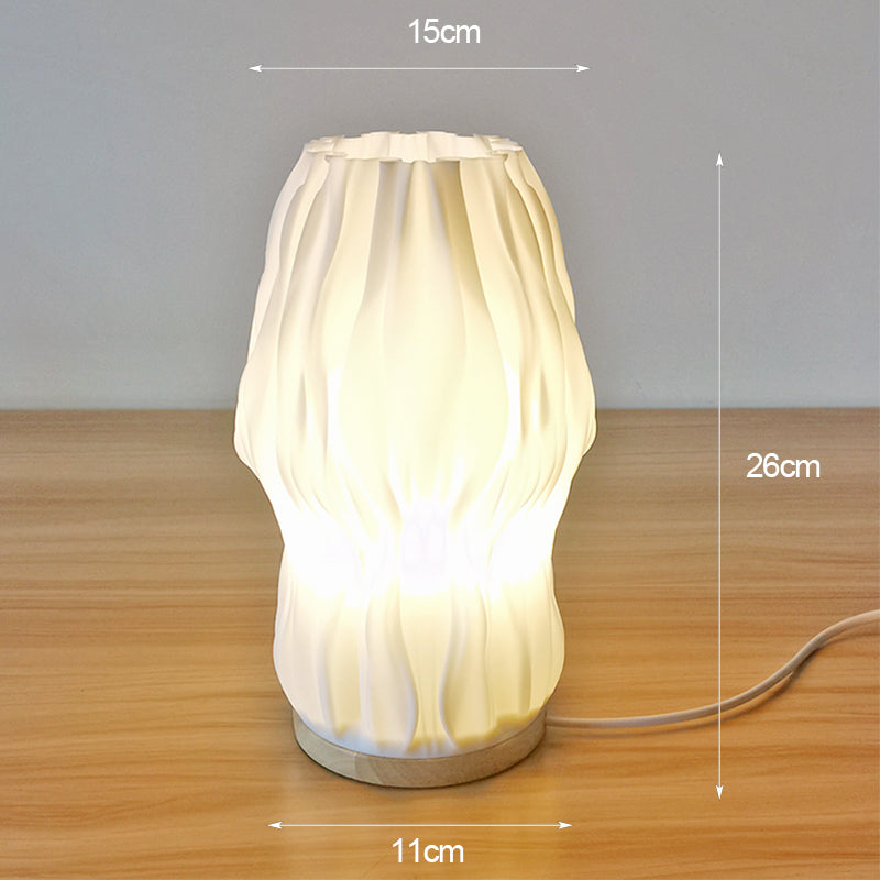 BowLift | Frenchlight Table Lamp - Elegant Pleated Table Lamp in French Cream for Atmospheric Spaces