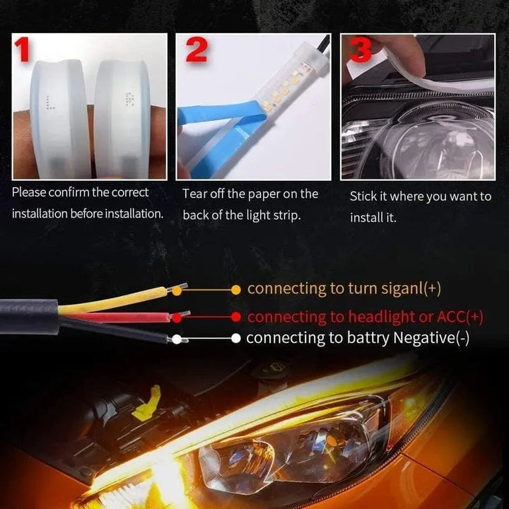 BowLift | Dynamic front light LEDs for the car – Safe on the road at night, fog & wet conditions