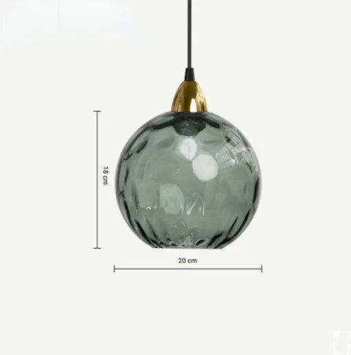 BowLift | HelderBol - Glass ball pendant lamp