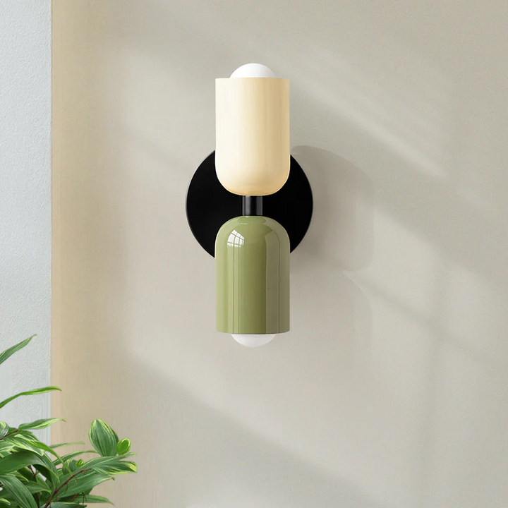 BowLift | Wall Light Modern Dual Glass Sconce Fixture