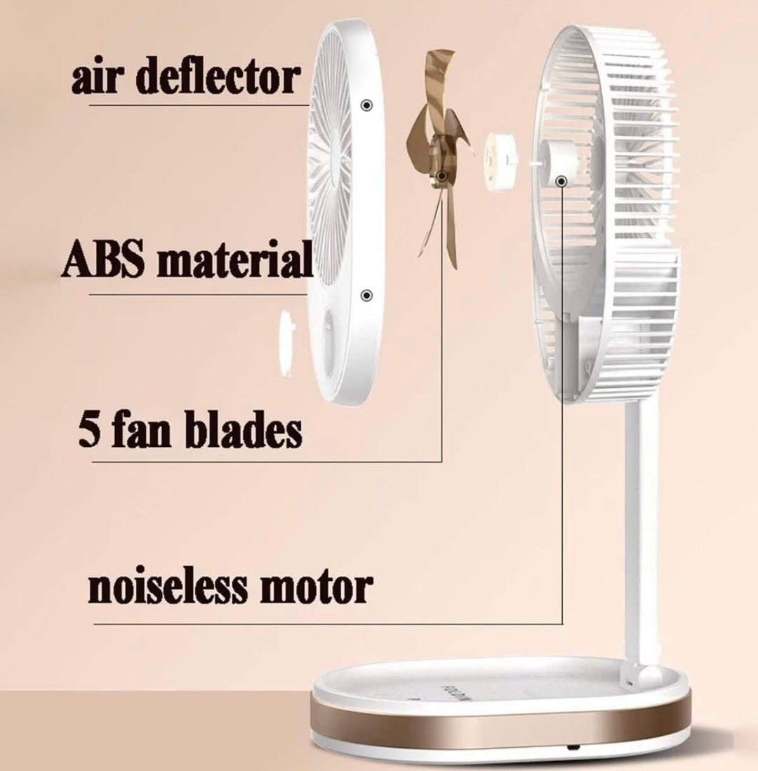 MULTI-FUNCTION FOLDING FAN WITH LIGHT | Bowlift