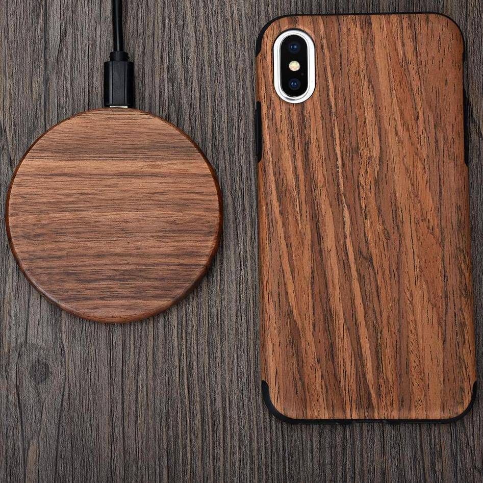 BowLift | Qi Fast Charger with Natural Bamboo Design
