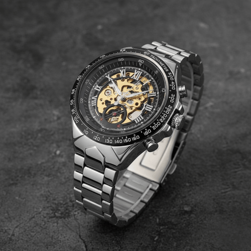 BowLift | Luxurious Mechanical Watch with Golden Shine