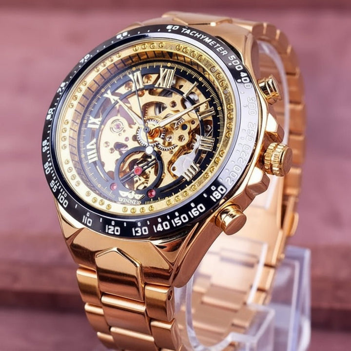 BowLift | Luxurious Mechanical Watch with Golden Shine