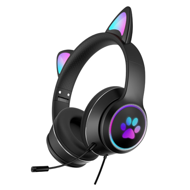 Gaming Headset Cat Ear LED Lighting USB 3.5mm | Bowlift