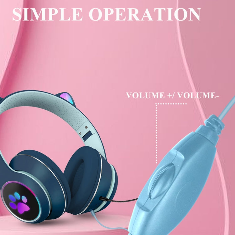 Gaming Headset Cat Ear LED Lighting USB 3.5mm | Bowlift