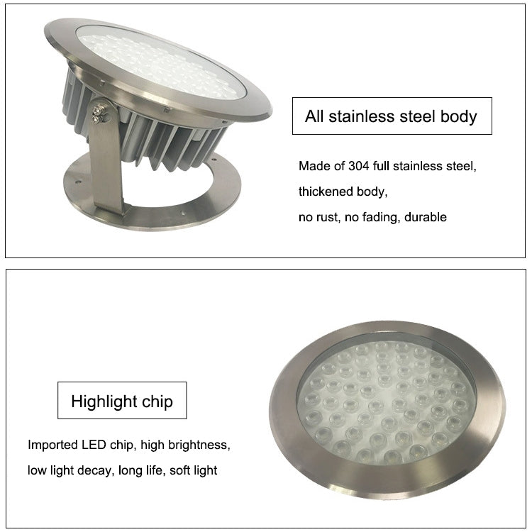 BowLift | 9W Quadrat Park Landscape LED Underwater Light Pool Light (Warm White Light)