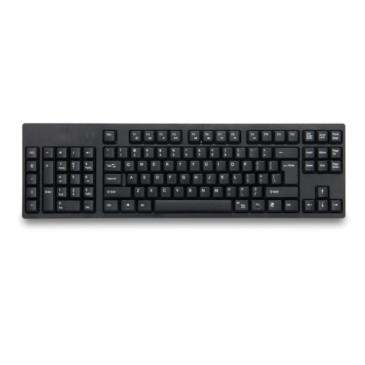 BowLift | Wired USB Left-Handed Keyboard with Dual HUB Function (Black)