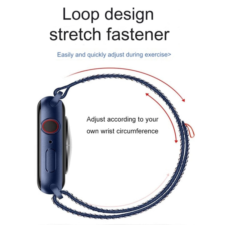 BowLift | For Apple Watch Series 5 40mm Loop Nylon Watch Strap (Starlight Yellow Pink)