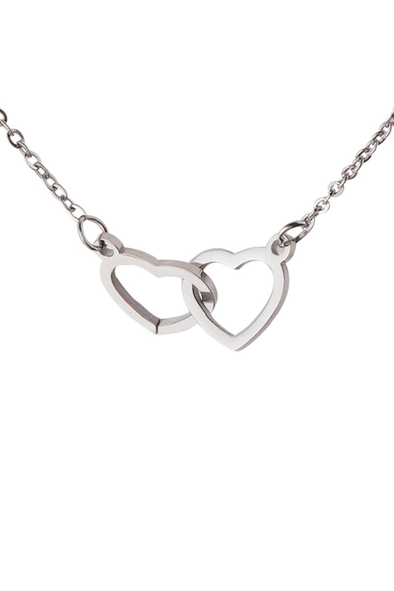 BowLift | Gift Set Rose & Heart Necklace Light – Eternal Rose with Hidden Love Necklace