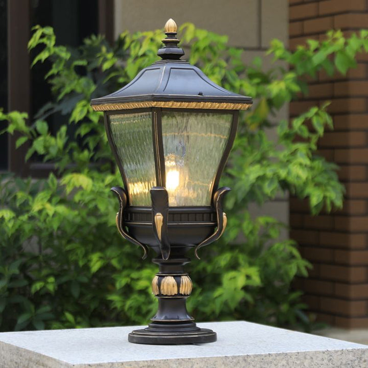 BowLift | LumaLux Solar Outdoor Lantern | Weatherproof | Solar Powered | Garden Lighting for Terrace and Entry Area