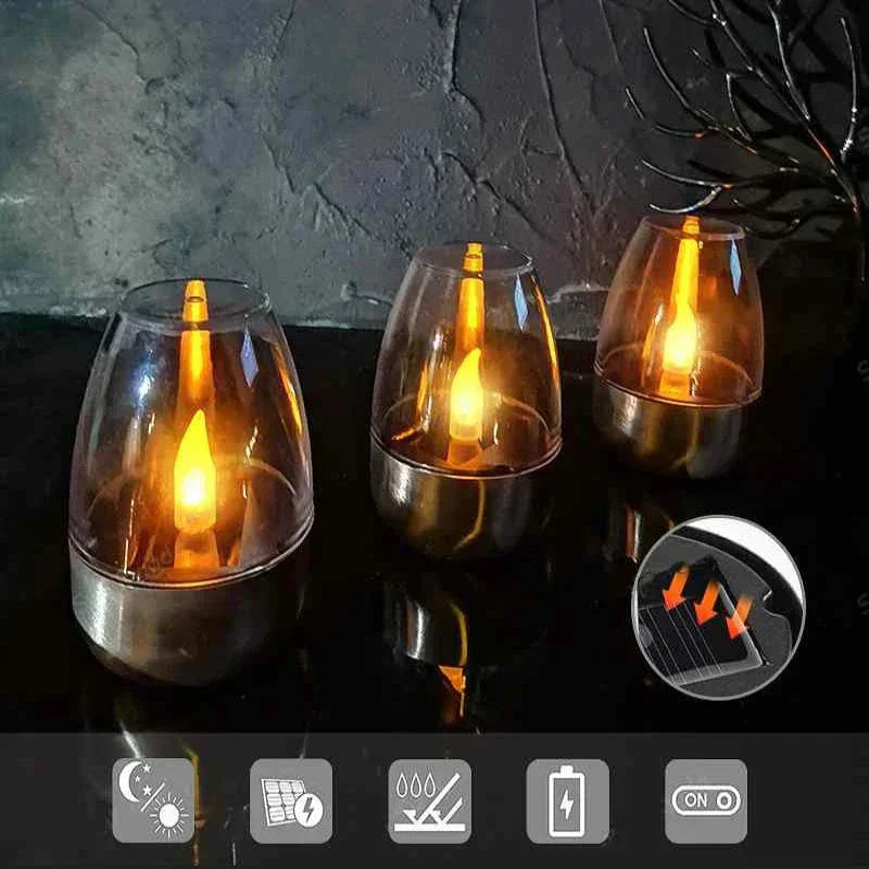 CandelaSoleil – Elegant Solar Lantern for Garden and Terrace Bowlift