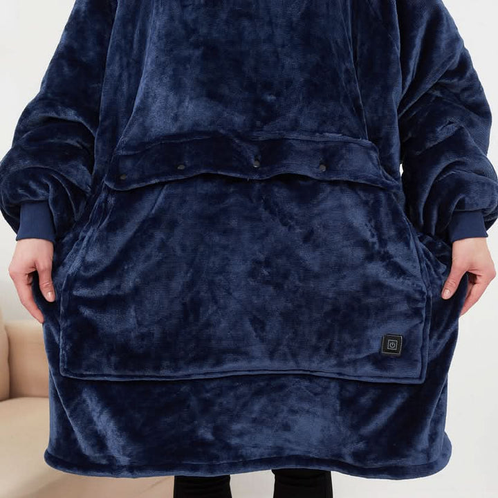 BowLift | USB heated blanket hoodie for intense warmth