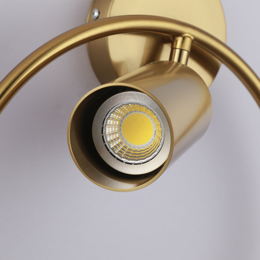 BowLift | OpulentGlow Wall Lamp - Golden Elegance for Your Interior