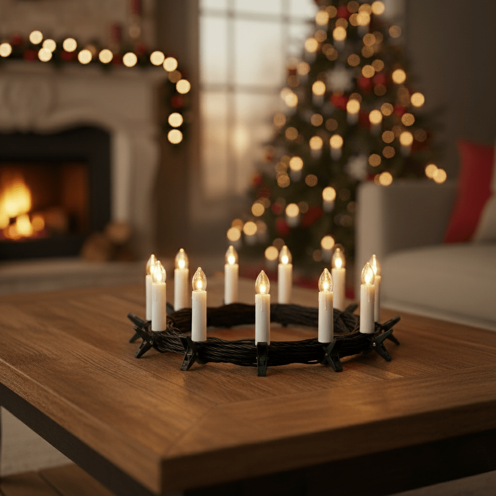 BowLift | Flameless Christmas Candle Set with Gentle LED Glow