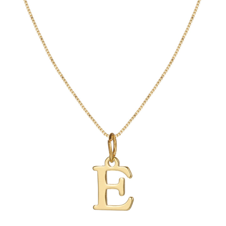 BowLift | 14k Minimal Serif Initial Necklace