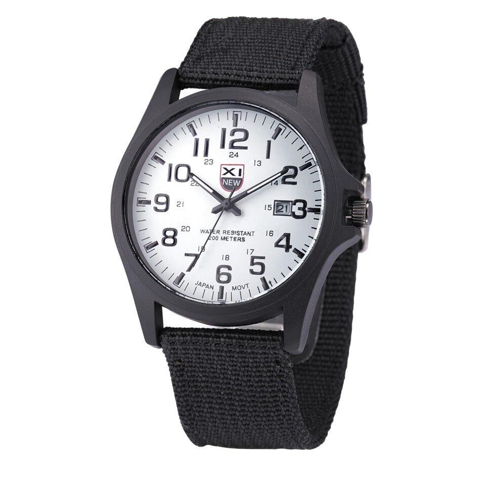 BowLift | Military Style Robust Watch with Illuminated Dial, Waterproof, Stopwatch and Date Display