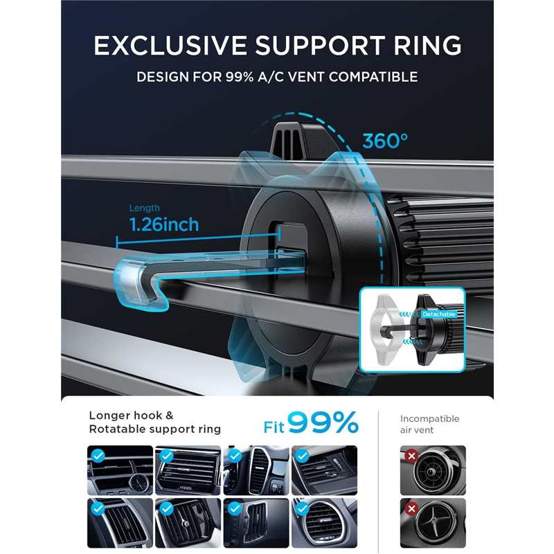 BowLift | Air Vent Car Phone Mount Holder