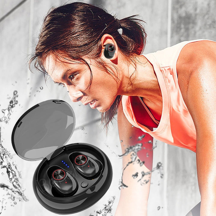 Wireless In-Ear Headphones Bluetooth V5.0 (black) | Bowlift