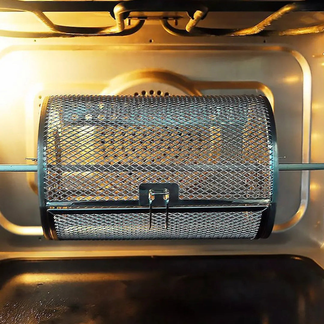 BowLift | Stainless Steel Redating Basket for the Grill – Even & Effortless Cooking